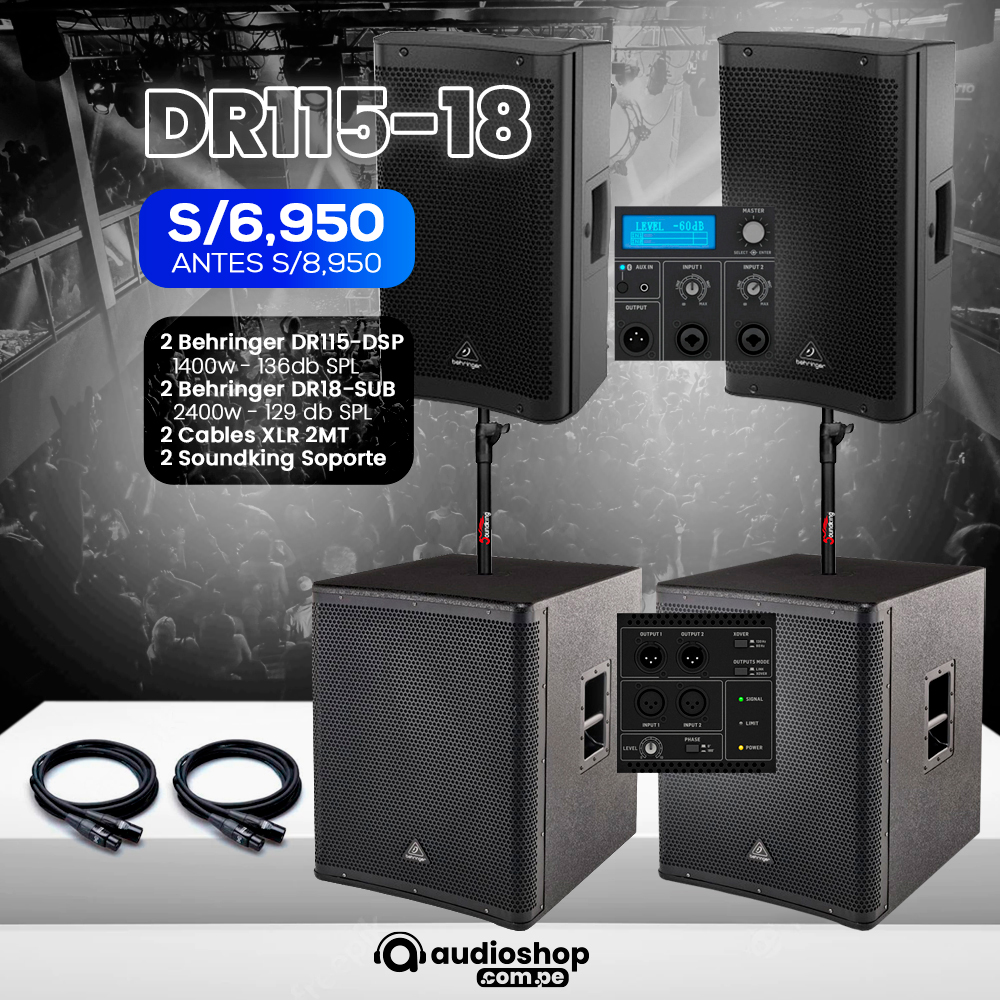 COMBO-DR115DSP-DR18SUB