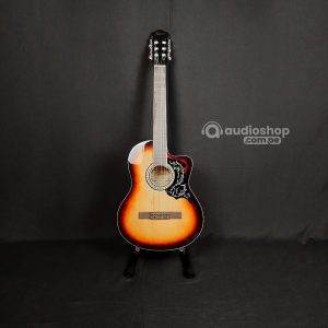 Guitarra Acústica Sunburst Con Accesorios